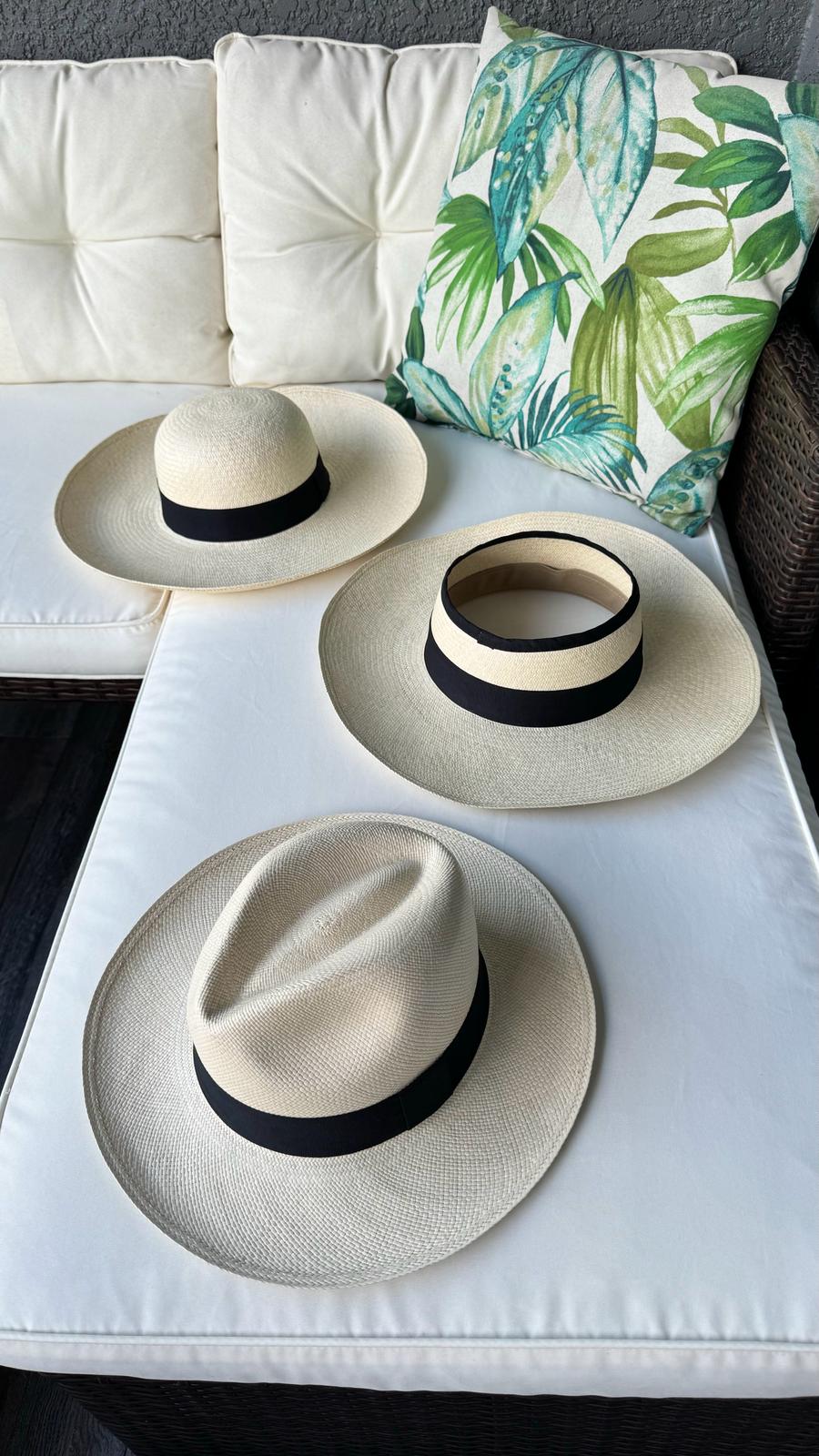 Straw Visor Hat Wide Brim - Image 6